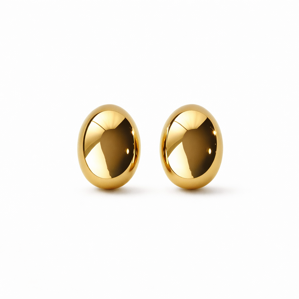 Chunky Oval Earrings