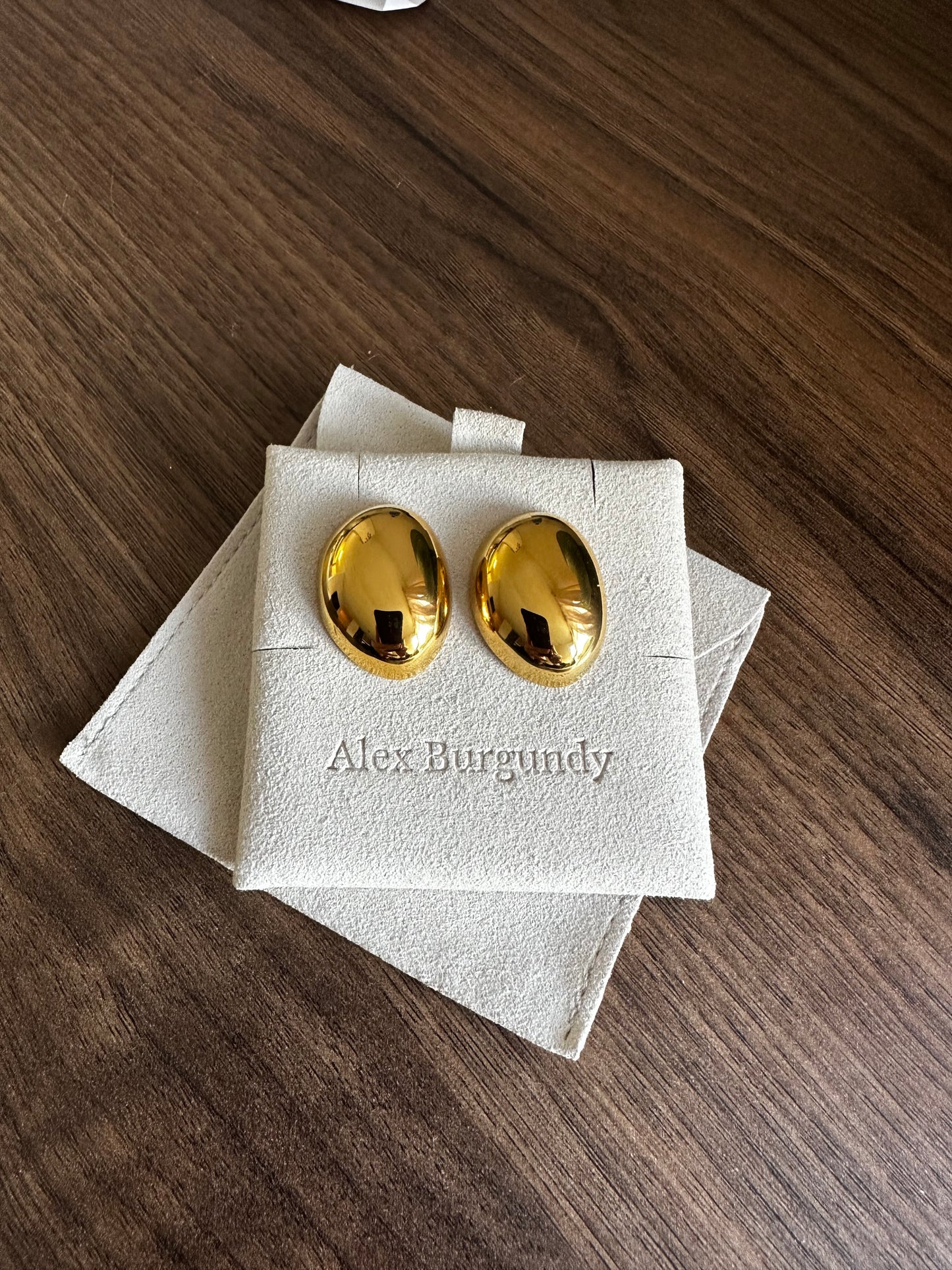 Chunky Oval Earrings 