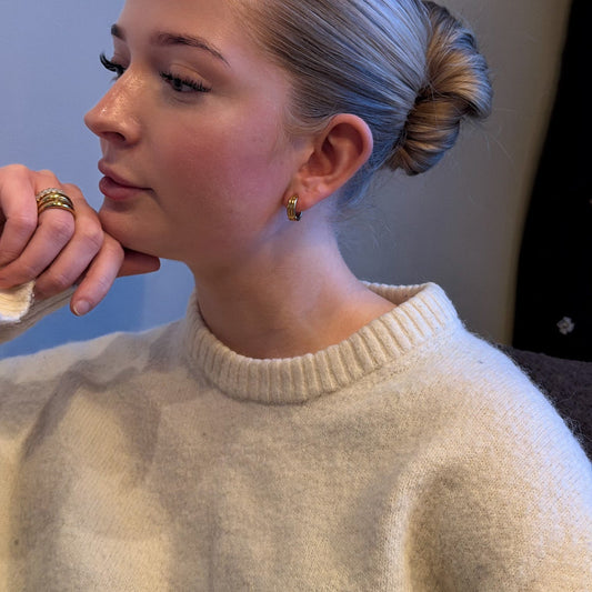 Diamond Drop Huggies